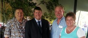 A Namibian delegation comprising Mr Christof Brock, CEO of the Namibian Agronomic Board, Mrs Antoinette Venter, Administrative Manager and White Maize and Wheat Manager at the Namibian Agronomic Board and Mr André Compion,.